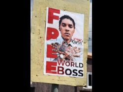 A poster of Vybz Kartel in Waterford, Portmore, St Catherine seemed to predict the day’s events.