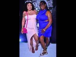 Michelle Active (left) parties with her cousin Kera at Clive Heavy Hitters’ birthday party, held at Deanery Road, Kingston, recently. 