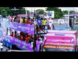 The Hennessy truck on the road with Xodus Carnival 2023.