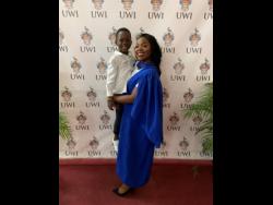 Monique Gordon and son King David.