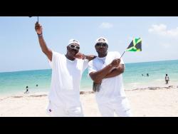 Chaka Demus (left) and his son Marvelous.