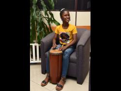 Thaffessia Howell loves playing the drums and is also quite the singer.