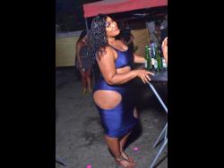 Marsha represented for the good girls at a party held at Fantasia Bar and Lounge, 96-1/2 Waltham Park Road, St Andrew, last weekend. 