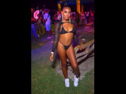 Photo by Anthony Minott/Photographer
Anakay shows off her physique at Unleashed Entertainment’s Bikini Sundayz, held at the waterfront, downtown Kingston, on Sunday.