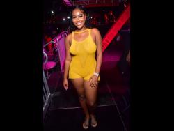 Trev shows off her million-dollar smile at Bishop Escobar’s birthday, held recently at Mas Camp in St Andrew.