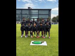 Jamaica’s Under-17 footballers at the Torneo del Sol in Mexico.