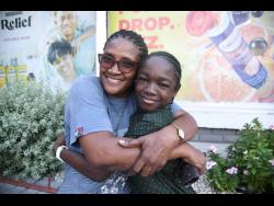 Annika Williams hugs her ‘Miracle Boy’ son, Jonathan Campbell. Jonathan was not expected to live past age one, because of his kidney issues at birth.