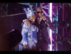 Vybz Kartel and Spice performing at Freedom Street