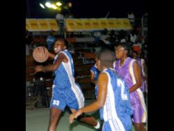 Action from the DHL Women’s Basketball finals in September 2005. The finals were played at the Stadium Courts.
