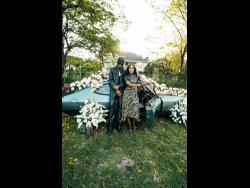 Vanessa Bling and Ding Dong during their set of the recent video shoot for their single, ‘Glory’.