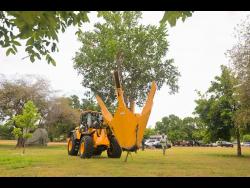 The $76-million tree-relocation equipment.