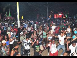 Credit: FILE Patrons enjoying the free Reggae Sumfest Street Dance, which has become a popular event in the event’s week of activities.