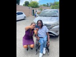 Credit: Contributed Social media personality Nathaniel ‘Kripx’ Bailey takes a selfie with a fan.