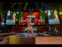Shenseea during her recent performance at Reggae Fest Massive Weekend at the Barclays Center.