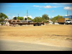 An area in Edgewater that residents call ‘the dust bowl’.