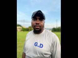 Garrett Dennis, head coach of Cambridge High, after the Cambridge vs Frome Zone B football match in the ISSA daCosta Cup at Jarrett Park in Montego Bay on Saturday, September 13.