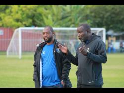 Credit: File Mount Pleasant’s head coach Theodore Whitmore (right) and his assistant Davion Ferguson.