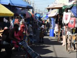 Vendors along Beckford Street say there are more of them than buyers this year.