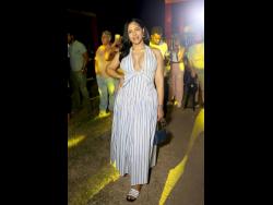Shacqueal Major soaking up the flavours, rhythms and island vibes at the Treasure Beach Food, Rum & Music Festival held on December 7, at the Ranny Williams Entertainment Centre in St Andrew.