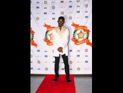 Grant poses on the red carpet of the inaugural Good Vybz Awards held on Sunday in St Andrew.