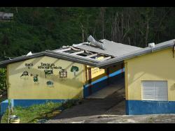 The grade one to three block at Merrywood Primary School suffered expensive roof damage, during the passage of Hurricane Melissa, forcing teachers to move students to other sections of the institution.