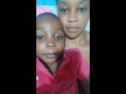 Shaday Harrison and her son Lenardo Clarke.