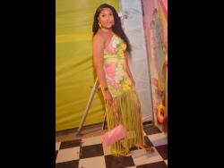 Chinny Diamond is glowing at DJ Rodney’s Spanish Town Brunch held recently on Old Harbour Road, St Catherine. 