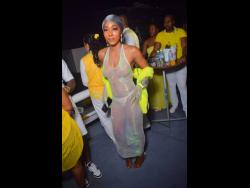 Khaye made a stunning impression at Shanty Star Flex’s birthday event aboard the Caribbean Queen.