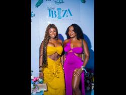 Project manager Ashley Charles (left) and IDOJ Events’ managing director Jodi-Ann Darby, step out in bold, statement hues.