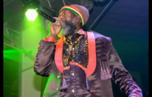 Capleton performing at the 2018 staging of A St Mary Mi Come From which was held at the National Arena. 