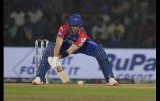 Delhi Capitals’ Tristan Stubbs on the go during his unbeaten 57 off 25 balls against the Lucknow Super Giants in the Indian Premier League yesterday. 