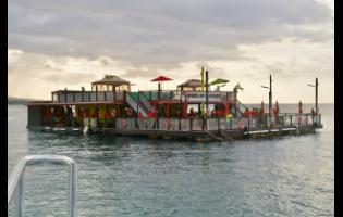 The new US$1-million Poko Loko floating bar in Ocho Rios, St Ann, which opened on June 16.