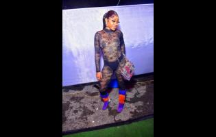 Poochie was spotted at Sexy Suggie’s Water War party, recently held at Fantasia Bar and Lounge in St Andrew.