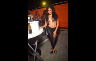 Promoter of Gyal Farm, Chu Chu, dazzles at her event, held recently at Portmore Mall Taxi Stand in 
St Catherine.