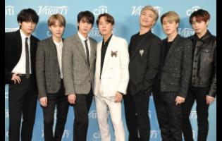 FILE – Korean pop band BTS appears at the Variety’s Hitmakers Brunch in West Hollywood, California. 