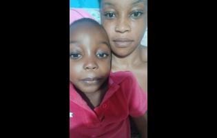 Shaday Harrison and her son Lenardo Clarke.