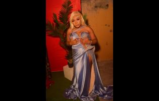 Pinky Upsetter poses for the STAR camera at Fashion Night Out, held on Port Henderson Road, Portmore, St Catherine recently.