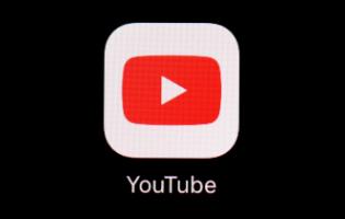 The YouTube app is displayed on an iPad in Baltimore on March 20, 2018. 