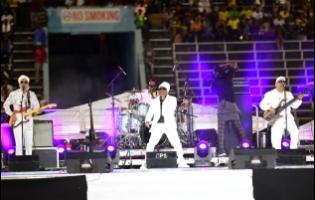 Third World performing after receiving a citation from the Government at Jamaica’s 62nd Independence Grand Gala, held on August 6, 2024 at the National Stadium in Kingston. 
