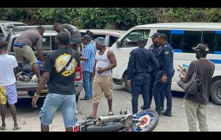 Two rushed to hospital after motor vehicle crash in Stony Hill, St Andrew