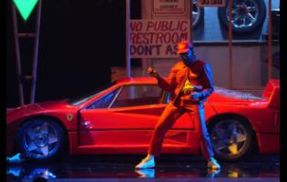 Tyler, The Creator in performance. 