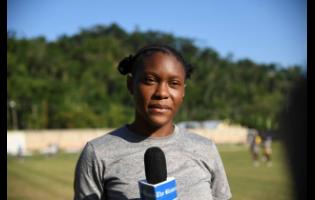 Edwin Allen’s Alexxe Henry, winner of the Class One 100m.