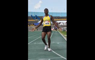 Titchfield High School’s Ratieo Walters claims the boys’ Class Two 800 metres at the ISSA Eastern Athletics Championships in a meet record 1:59.66 at the National Stadium.