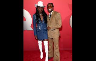 Credit: Instagram: Nojo18, GQ Newly engaged trackstars Noah Lyles and Junelle Bromfield made an appearance.