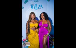 Project manager Ashley Charles (left) and IDOJ Events’ managing director Jodi-Ann Darby, step out in bold, statement hues.