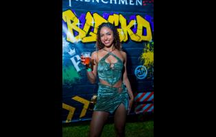 Trinidad and Tobago’s Kyla Prudent brought pure Carnival flair to Frenchmen Blocko.