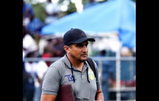 Credit: Ashley Anguin Waterhouse FC head coach Javier Ainstein.