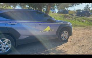 An Independent Commission of Investigations (INDECOM) team at the scene of a shooting in the community of Coffee Shop in Sandy Bay, Clarendon on Monday, April 20, 2026.