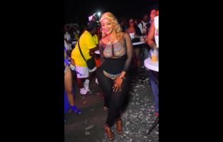 Que flashes a million-dollar smile at Oh Canada Beach Flex, held recently at Russell’s Resort in St Thomas.