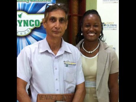 Credit: . Dennis and her partner Peter Nunez